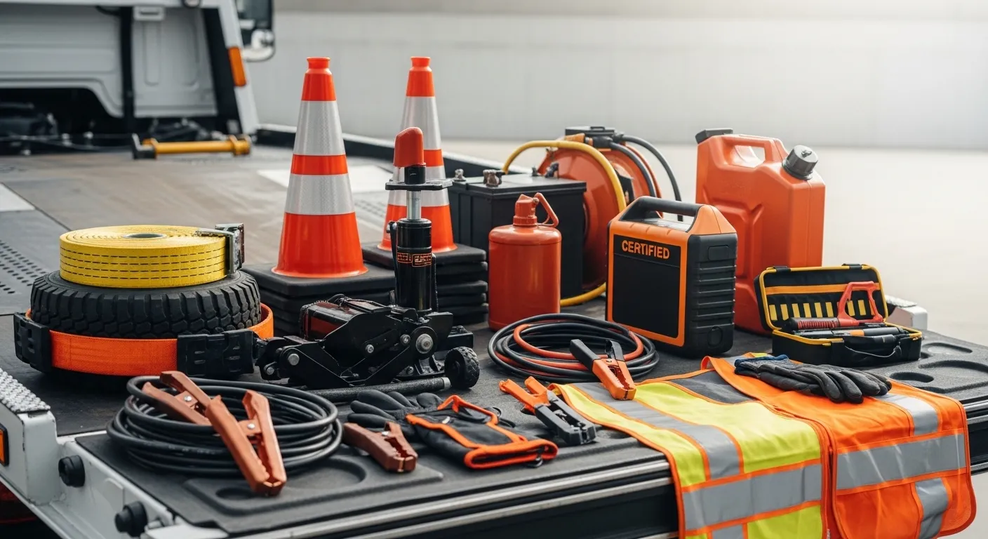 Calgary towing roadside emergency equipment and safety tools for 24/7 roadside assistance